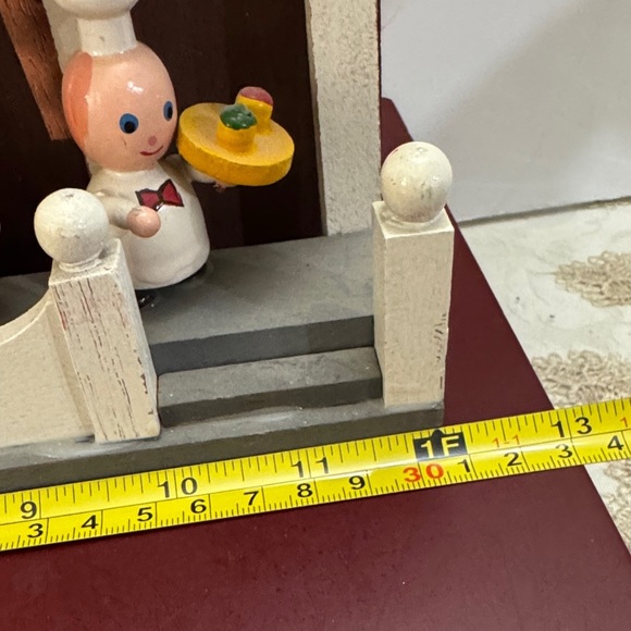 Vintage handmade Charming Wooden Post Office and Cafe Model - Picture 11 of 11